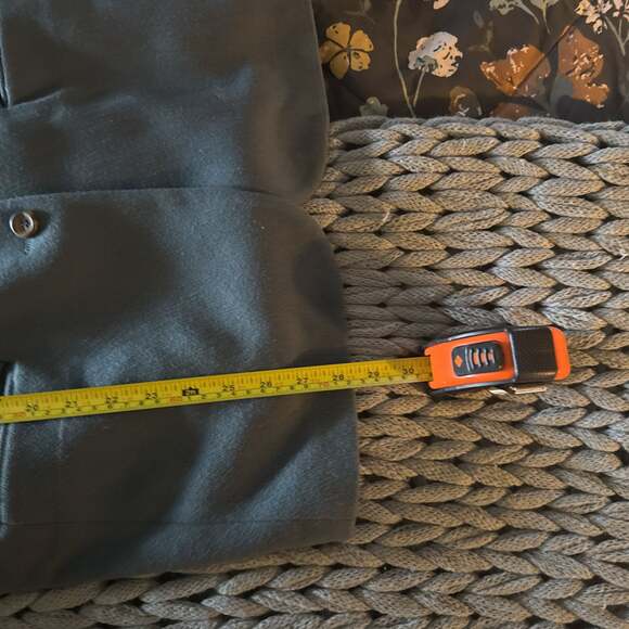 L.L.Bean Women's Green/Teal Wool Blend Blazer Jacket, Size 16, Classic Fit - Picture 7 of 8